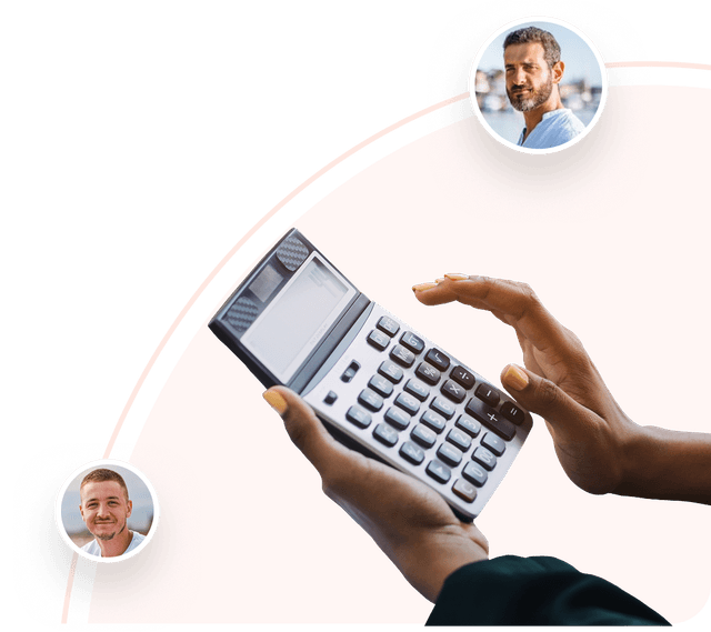 Finance expert reviewing reports